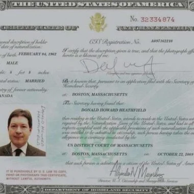 Buy Real and Fake Passport Naturalization Certificate